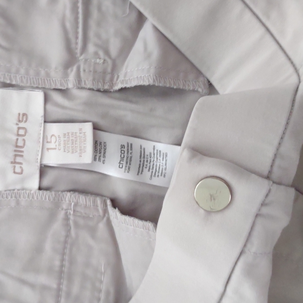 Chico women's tan khaki pants size 15